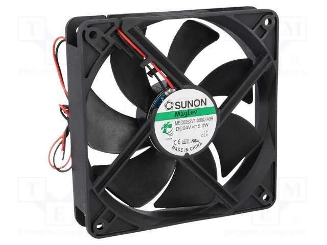 Ventilador: Dc, Transversal, 24vdc, 120x120x25mm, 183,9m3/H, Vapo