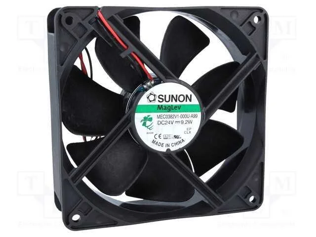 Ventilador: Dc, Transversal, 24vdc, 120x120x38mm, 234,4m3/H, 48dba