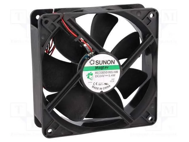 Ventilador: Dc, Transversal, 24vdc, 120x120x38mm, 197,2m3/H, 44dba