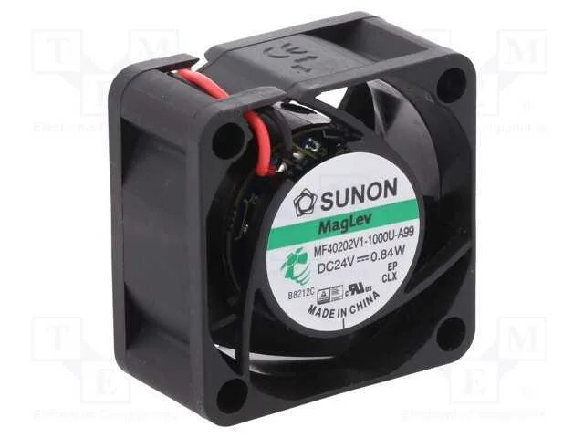 Ventilador: Dc, Transversal, 24vdc, 40x40x20mm, 15,04m3/H, 25,5dba