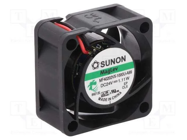 Ventilador: Dc, Transversal, 24vdc, 40x40x20mm, 18,25m3/H, 27,5dba