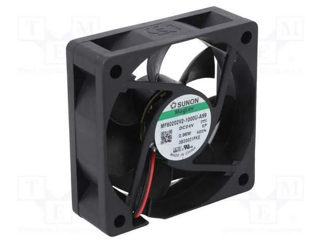 Ventilador: Dc, Transversal, 24vdc, 60x60x20mm, 32,26m3/H, 28dba