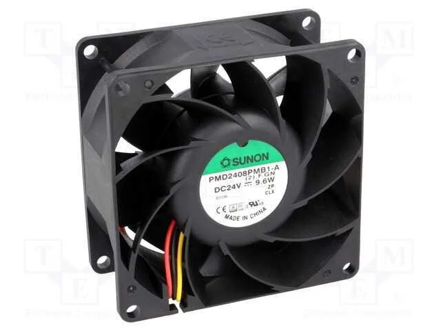 Ventilador: Dc, Transversal, 24vdc, 80x80x38mm, 143m3/H, 55,2dba