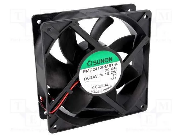 Ventilador: Dc, Transversal, 24vdc, 120x120x38mm, 322,8m3/H, 54dba