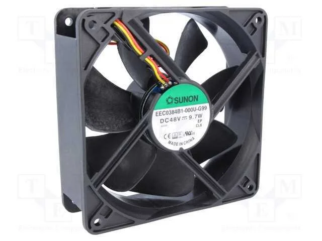 Ventilador: Dc, Transversal, 48vdc, 120x120x38mm, 234,6m3/H, 48dba