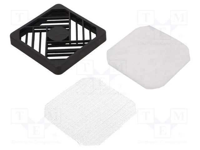 Capa, 80x80mm, parafuso, Raster de furos: 72mm