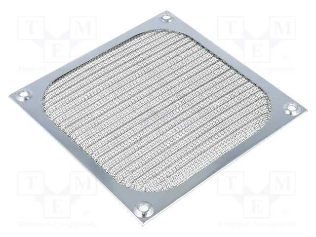 Filtro, metal, 120x120mm, parafuso, com tela EMI,.