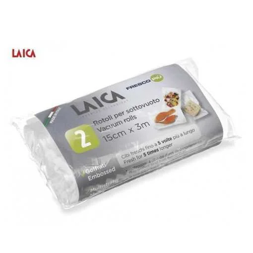 Rolos para M&aacute;quinas de Embalar Laica Vt3514 15 Cm 3 M 2 Unidades 