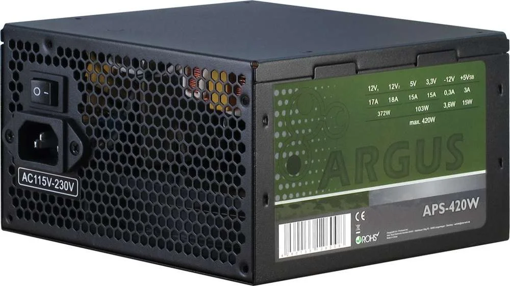 Inter-Tech Netzteil 420w Argus Aps-420w 120mm L&uuml;fter