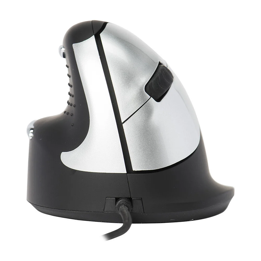 R-Go Maus He Ergonomisch Links  Usb       Mittel  Schw./Silb Retail