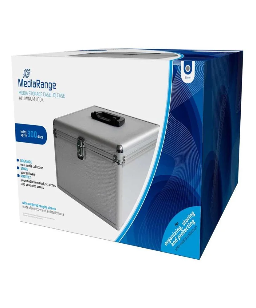 Mediarange Box76 Caixa para Discos &Oacute;ticos 300 Dis.
