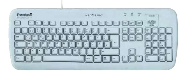 Medigenic Essential Teclado Usb + Ps/2 Alem&atilde;o Bra.