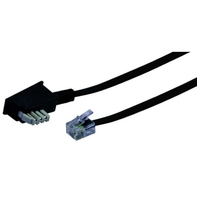 Schwaiger Tae Kabel Tae-N -> Rj11 6p4c 6m Schwarz