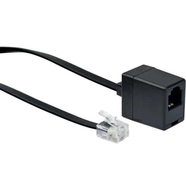 SCHWAIGER 10M RJ-11 - RJ-11 PRETO