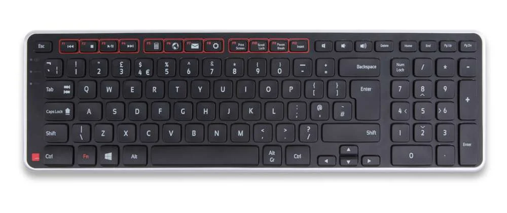 Contour Balance Tastatur  Wireless De-Layout      Schwarz Retail