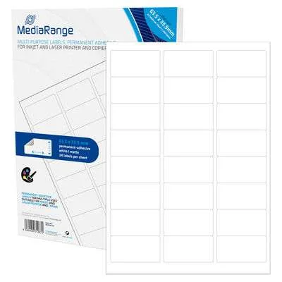 Mediarange Mrink150 Etiqueta Autocolante Permanen.