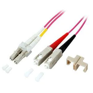 Efb Duplex Jumper Lc-Sc 50/125,Om4,Lszh,Violett,2.0mm,2m