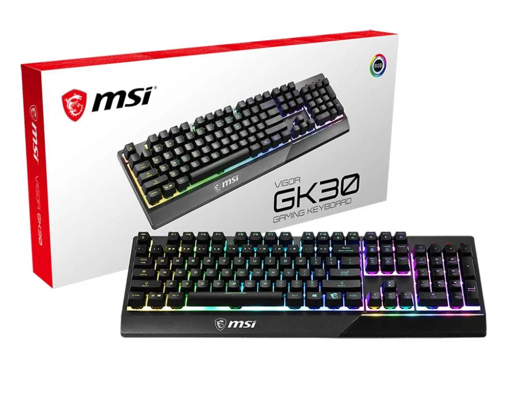 Msi Vigor Gk30 Teclado Usb Qwertz Alem&atilde;o Preto