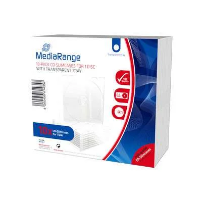 Mediarange Box32-T Caixa para Discos &Oacute;ticos Porta.