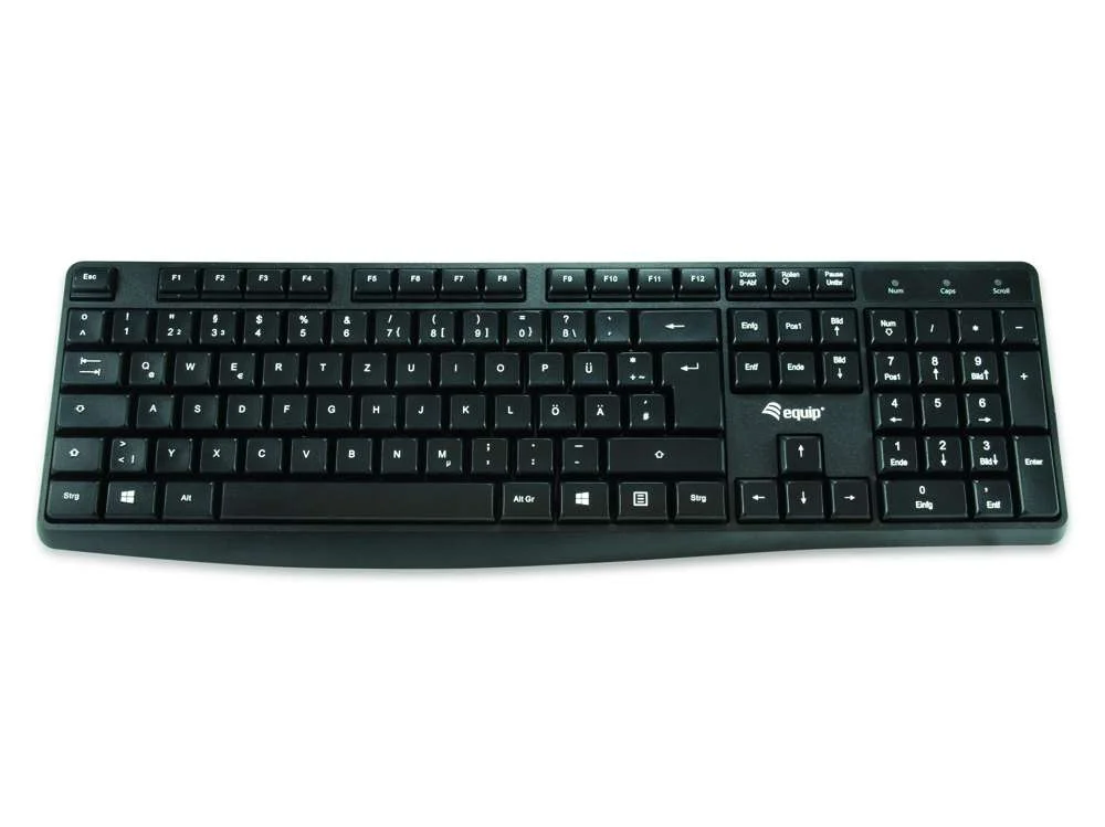 Equip Kabelgebundene Usb   Keyboard        Schwarz, Italieni
