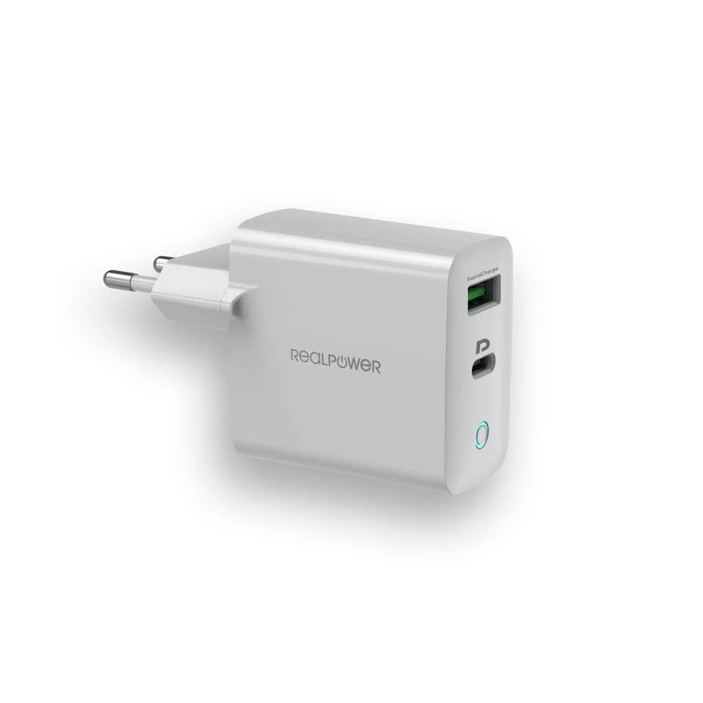 Realpower Pc-20 Smartphone, Tablet Branco Ac Carr.