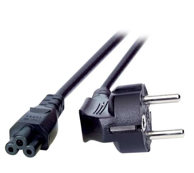 Efb Netzkabel Schutzkontakt 90&deg;-C5 180&deg;,Sw,3,0m,3x1,00mm
