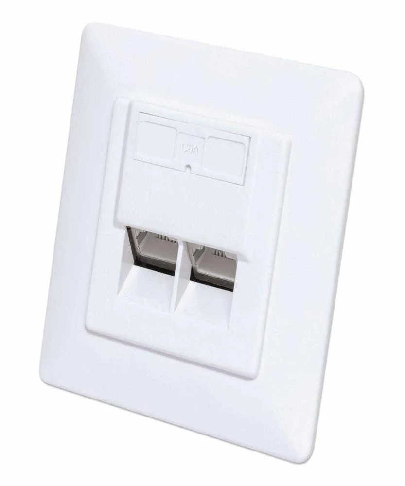 Intellinet 771900 Tomada 2 X Rj-45 Branco