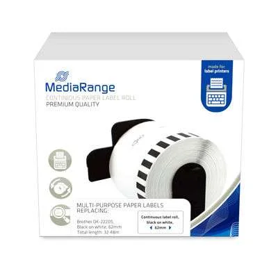 MEDIARANGE MRBDK22205 ETIQUETA PARA IMPRESS&Atilde;O BRA.