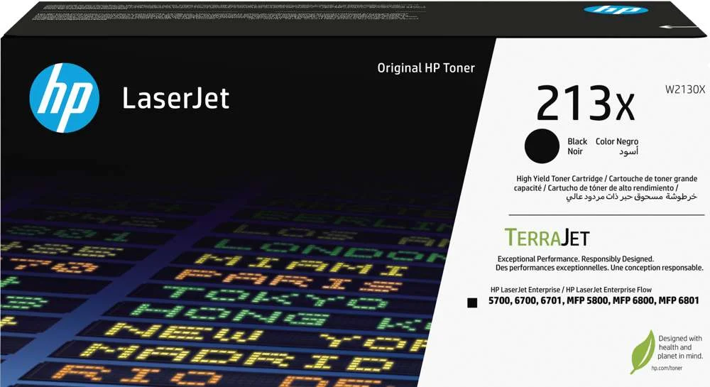 Hp Toner Laserjet Original 213x Preto de Elevado .
