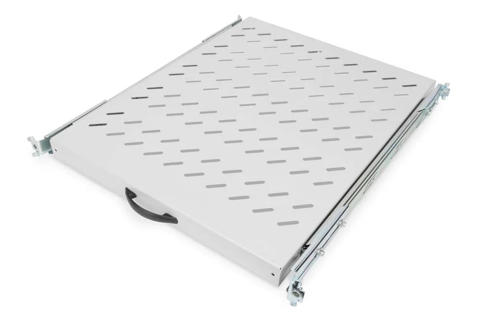Digitus Fachboden 1he 30x483x570mm Bis  25kg Grau Ausziehbar