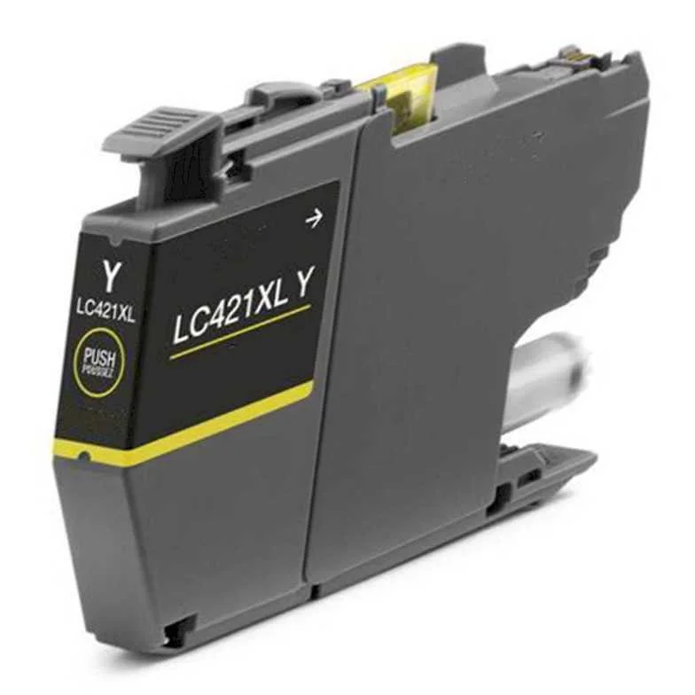 Tinteiro Brother Compat&iacute;vel Lc421 Xl Amarelo