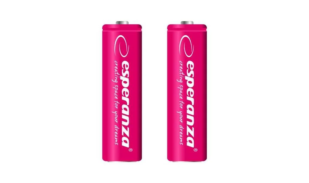 Esperanza Rechargeable Batteries Ni-Mh AAA 1000mah 2pcs. Red