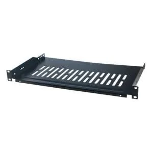Logilink 19"Fachboden Befestigung Nur Vorne T=250mm, Schwarz