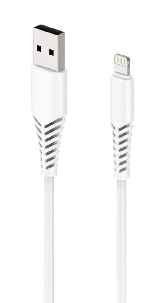 2go Usb Lade-/Datenkabel Apple Lightning   1m Wei&szlig;