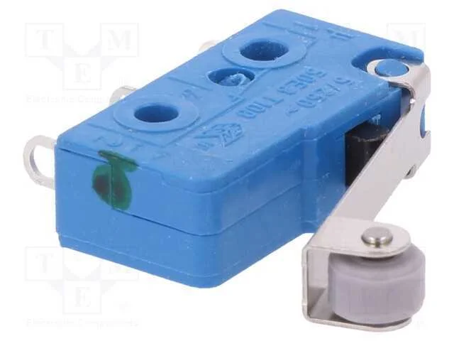 Microinterruptor Snap Action, com Alavanca (Com Rolo), Spdt