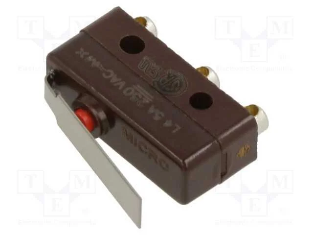 Microinterruptor Snap Action, Opera&ccedil;&atilde;o Precisa,Com Alavanca