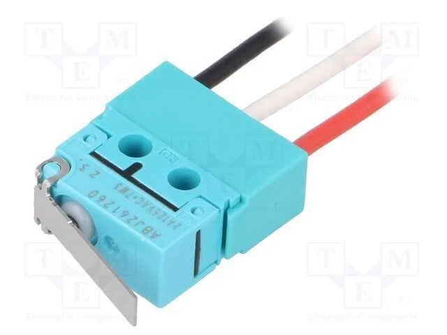 Microinterruptor Snap Action, com Alavanca, Spdt, 2a/125vac