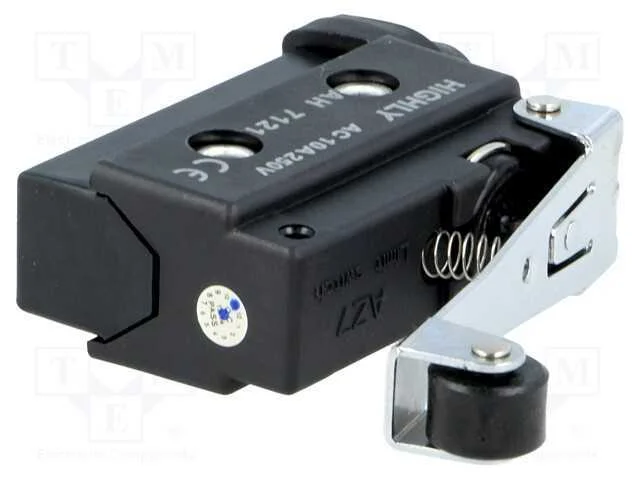 Microinterruptor Snap Action, com Alavanca (Com Rolo), Spst-No