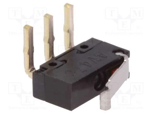 Microinterruptor Snap Action, com Alavanca Que Simula Um Rolo