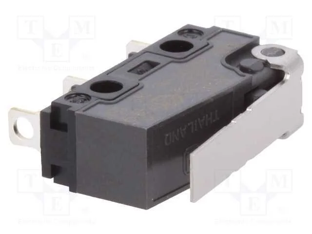 Microinterruptor Snap Action, com Alavanca, Spdt, 5a/250vac