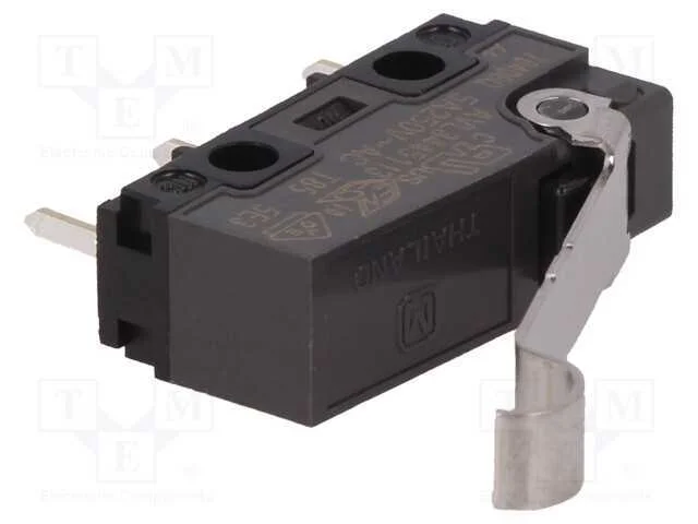 Microinterruptor Snap Action, Spdt, On-(On), Pos: 2, Ip40, 100mo