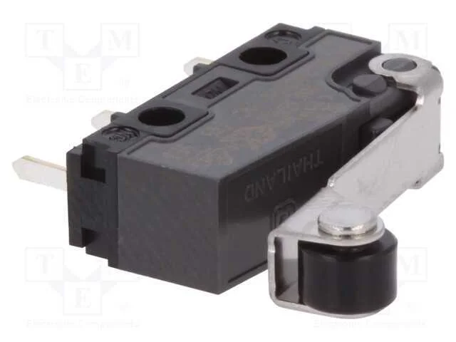 Microinterruptor Snap Action, com Alavanca (Com Rolo), Spdt