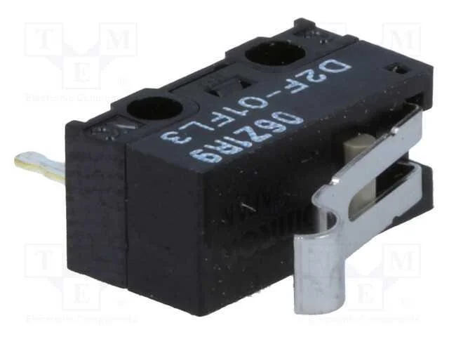 Microinterruptor SNAP ACTION, com alavanca que si.