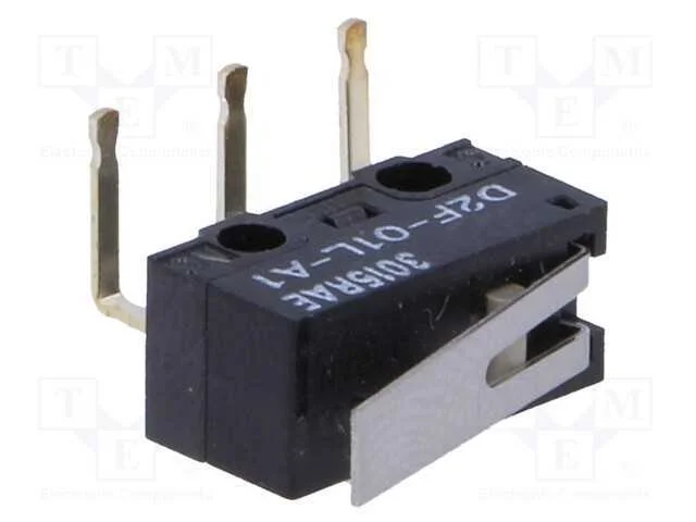 Microinterruptor Snap Action, com Alavanca, Spdt, 3a/125vac