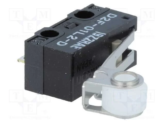 Microinterruptor Snap Action, com Alavanca (Com Rolo), Spdt