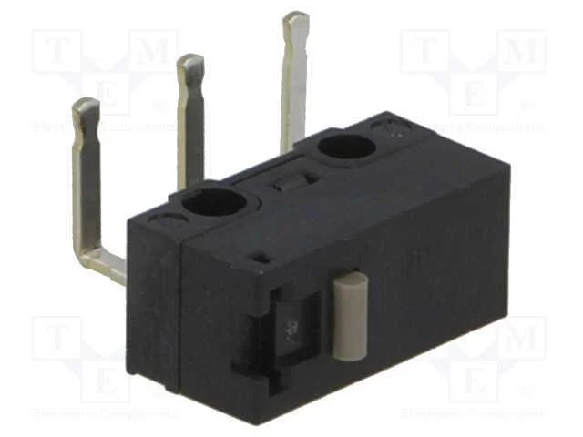 Microinterruptor Snap Action, Sem Alavanca, Spdt, 3a/125vac