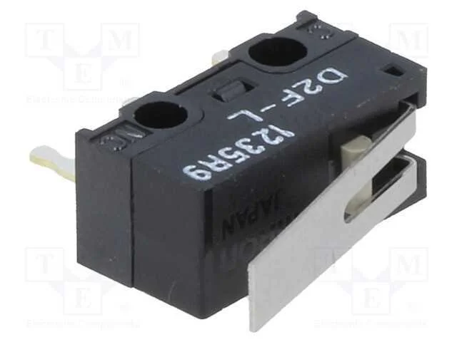 Microinterruptor SNAP ACTION, com alavanca, SPDT,.