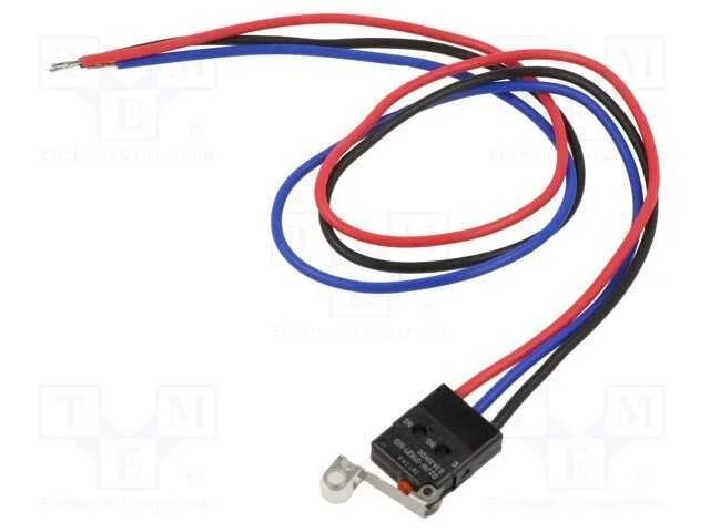 Microinterruptor Snap Action, com Alavanca (Com Rolo), Spdt