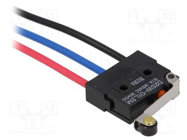 Microinterruptor Snap Action, com Alavanca (Com Rolo), Spdt