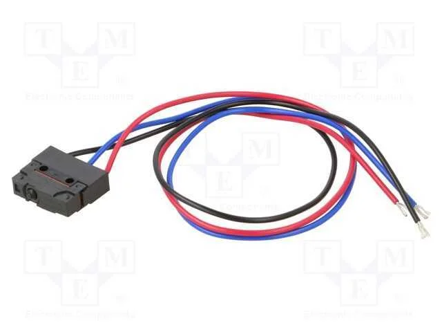 Microinterruptor Snap Action, Sem Alavanca, Spdt, 0,1a/250vac
